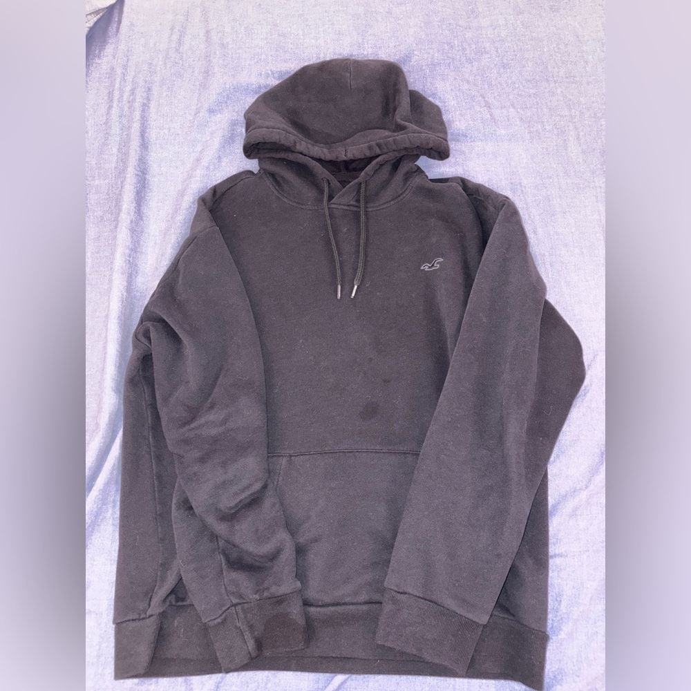 Hollister Pullover Men's Black Hoodie